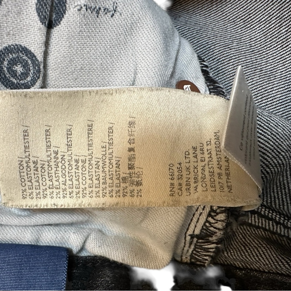 Anthropologie Distressed Black Jeans - Picture 5 of 5